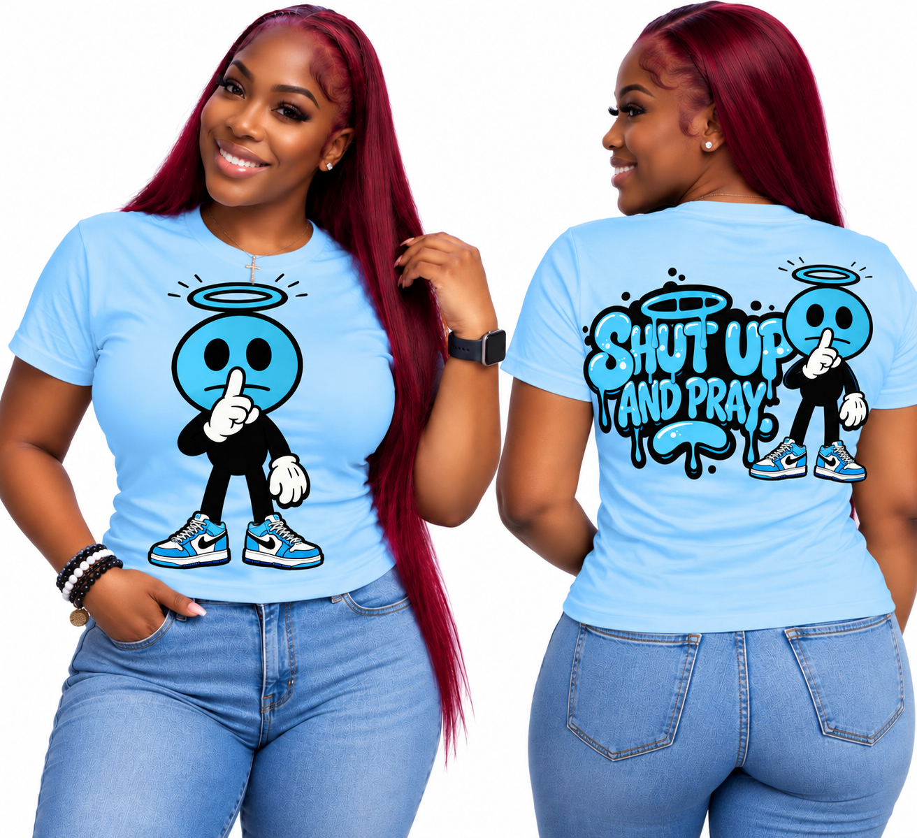 Shut Up & Pray “THE ORIGINAL”Tshirts Women’s