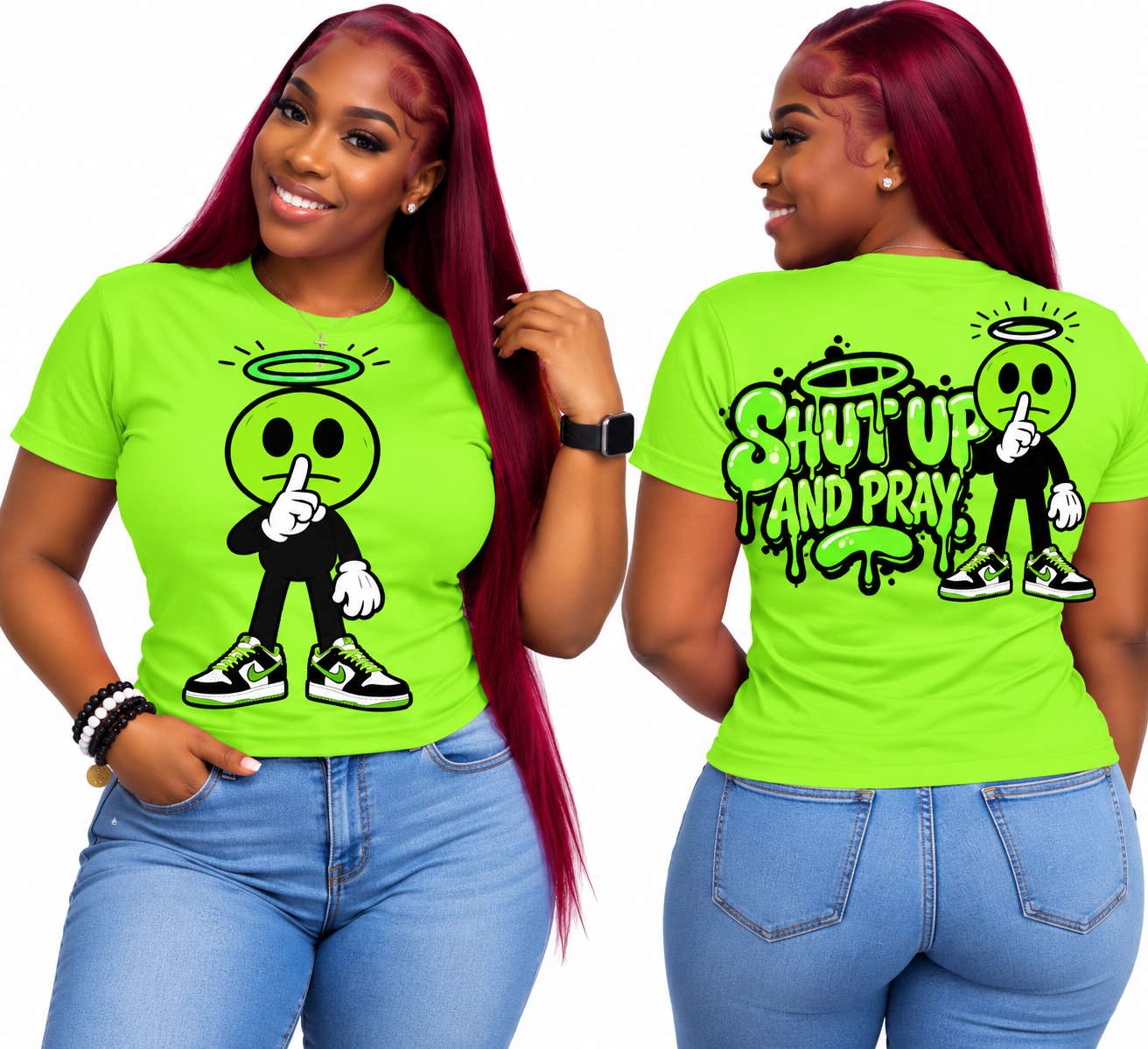 Shut Up & Pray “THE ORIGINAL”Tshirts Women’s