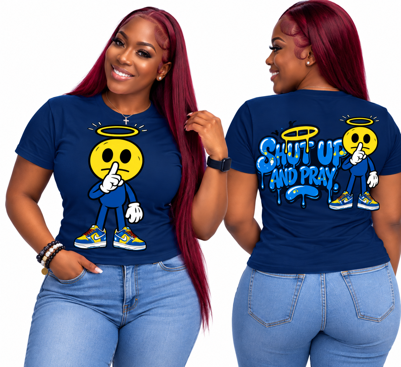 Shut Up & Pray “THE ORIGINAL”Tshirts Women’s