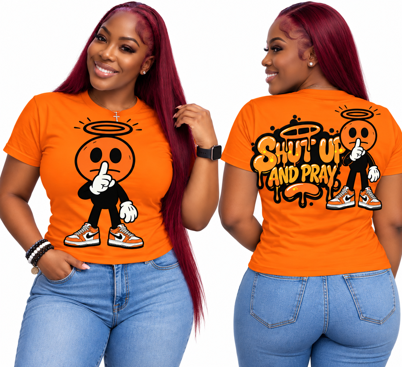 Shut Up & Pray “THE ORIGINAL”Tshirts Women’s
