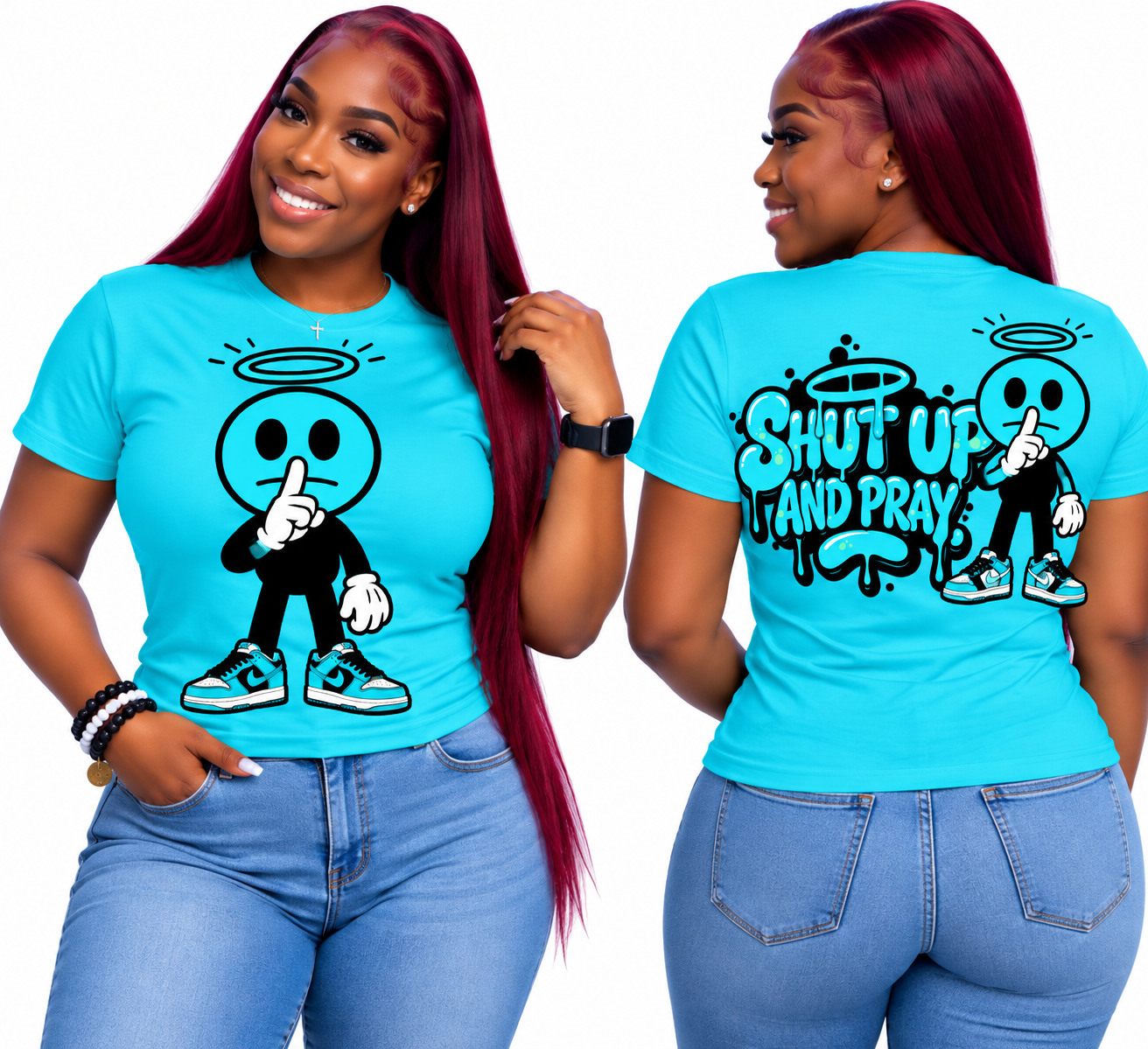 Shut Up & Pray “THE ORIGINAL”Tshirts Women’s